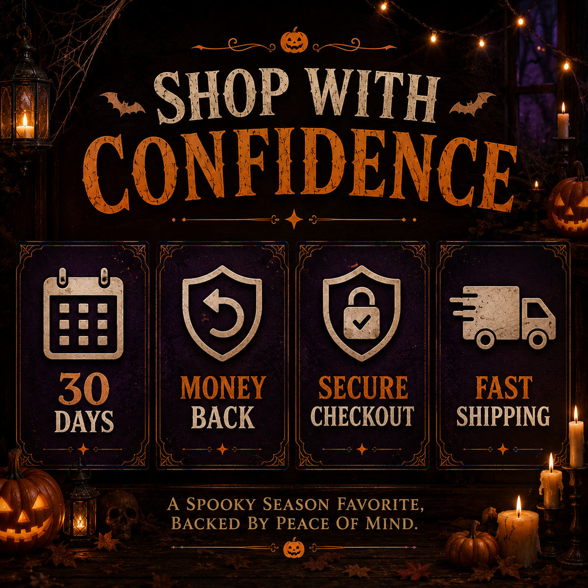 🔥🔥 Half-price for a limited time 🎁 Create your own spooky haunted house 👻 DIY Halloween decoration kit 👨‍👩‍👧‍👦 Get a head start on the holiday fun