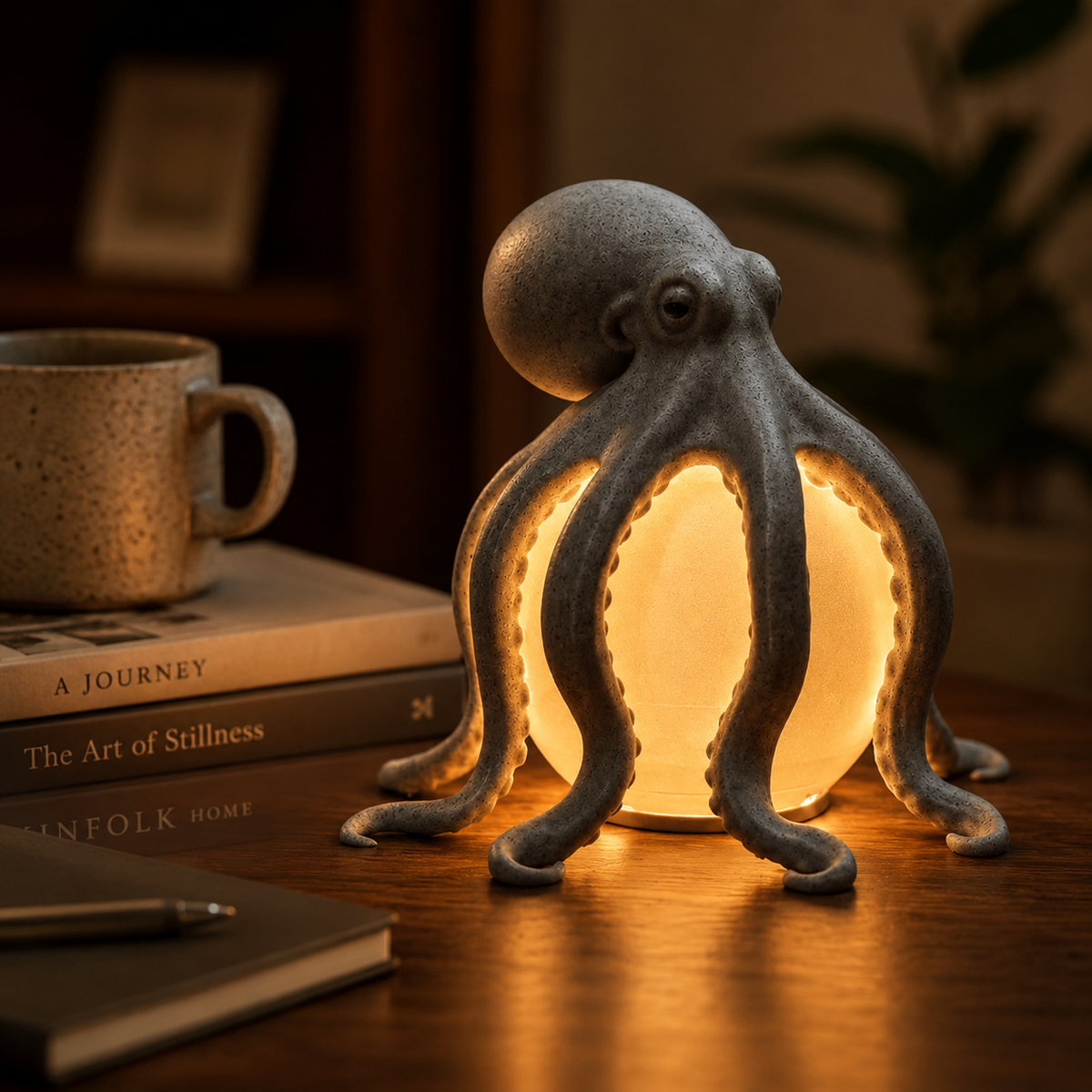 Octopus Ocean Decor Table Lamp