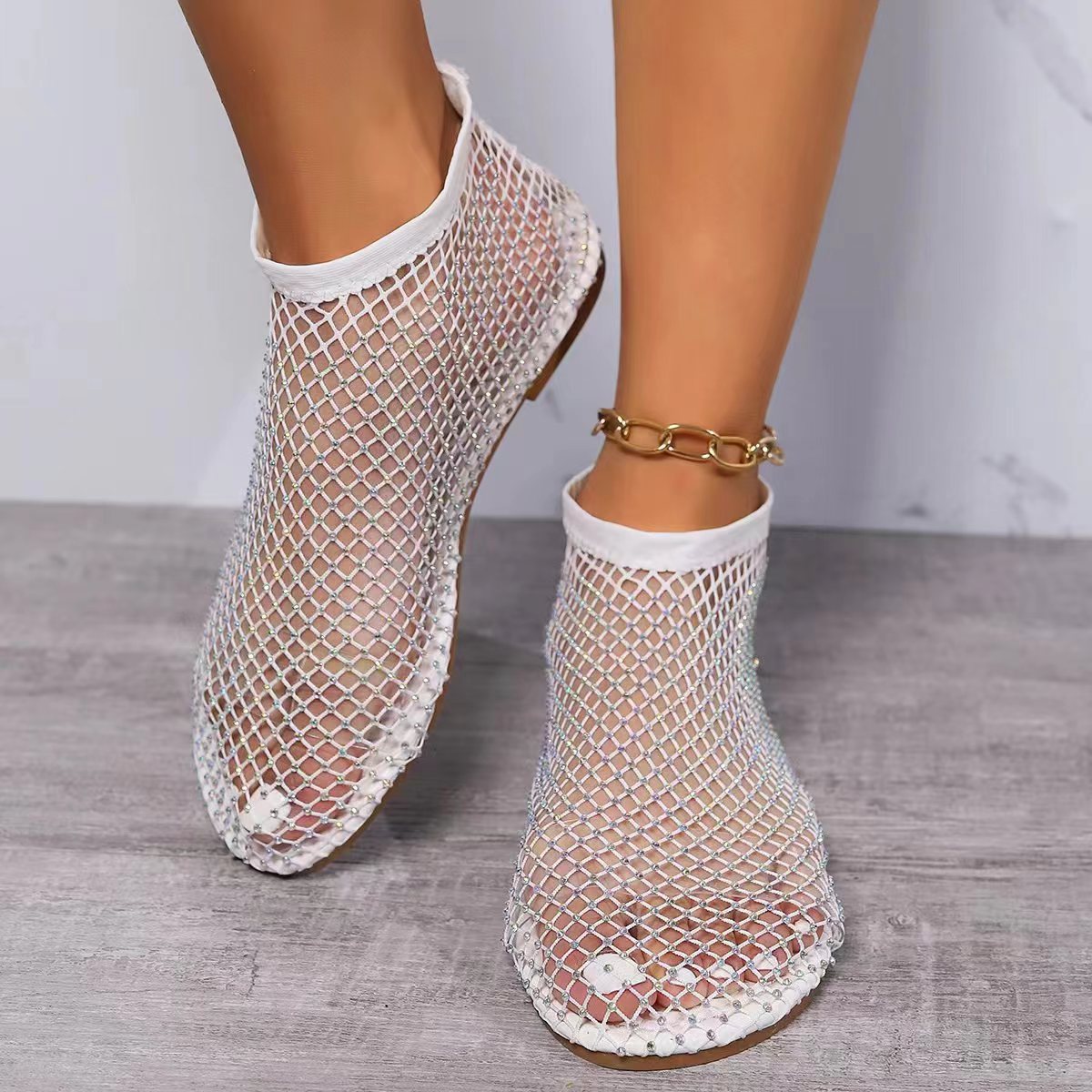 Last Day 38% Off Women's Rhinestone Flat🩴🏖️