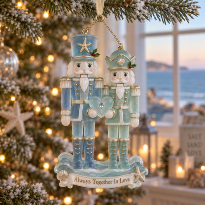 Coastal Nutcracker Christmas Ornament
