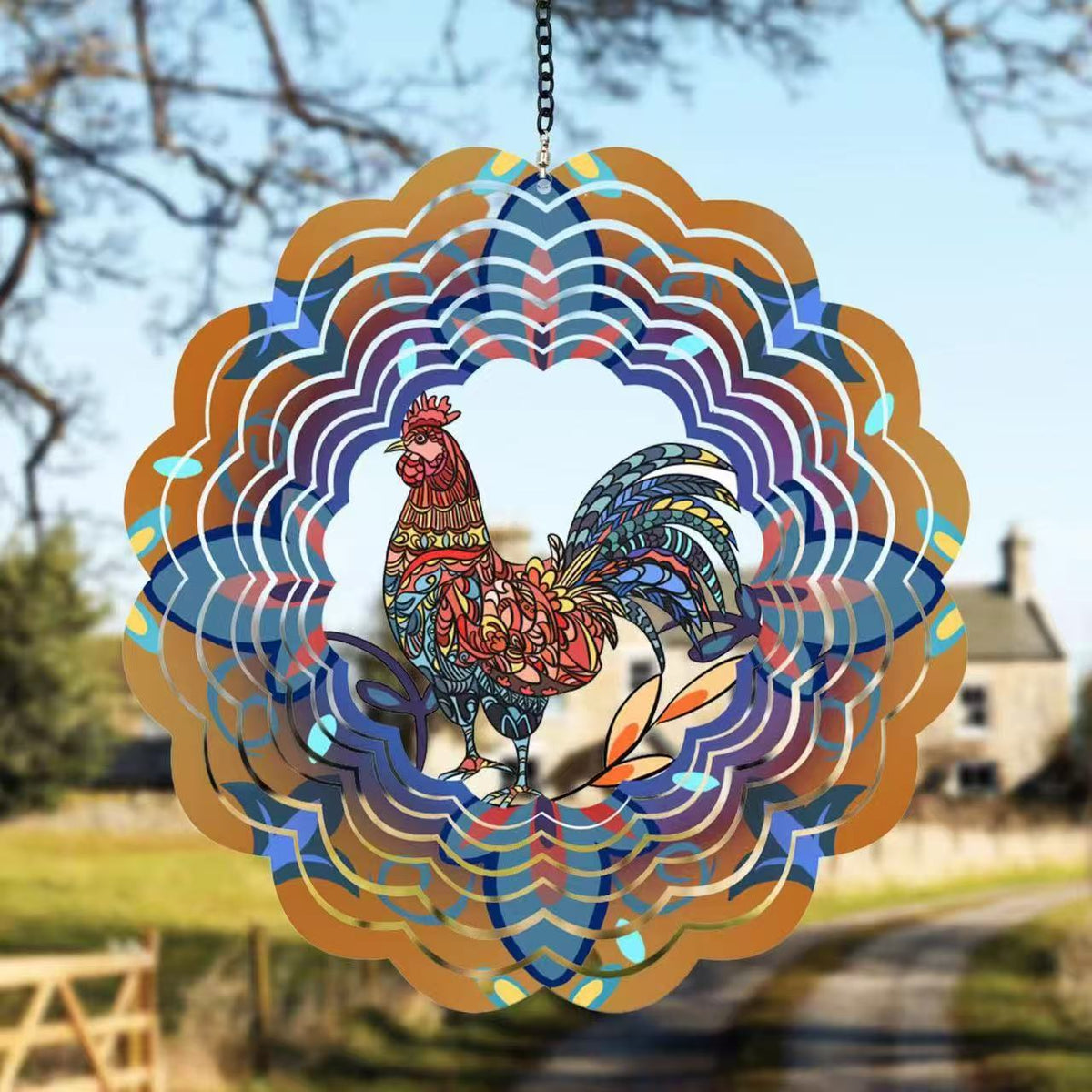 🌈🍃 3D "Tree of Life" Rotating Wind Chime—a colorful piece of art symbolizing growth, harmony, and beauty.