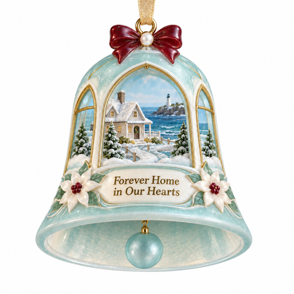 Coastal Christmas Bell Ornament