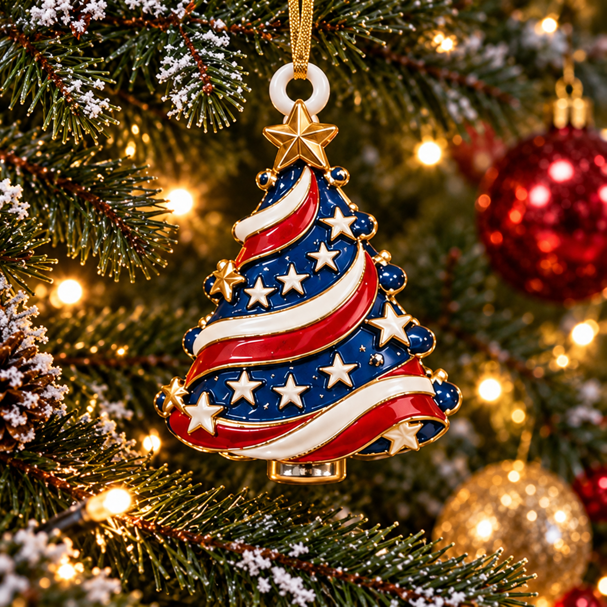 Christmas Tree Treasures 2026 – 6-Piece Keepsake Ornament Set in Six Unique Styles
