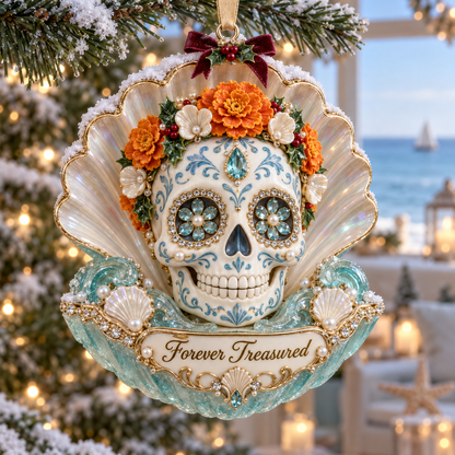 Ocean-Themed Day of the Dead Hanging Decoration