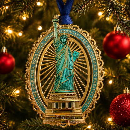 🔥250th Anniversary Statue of Liberty Christmas Tree Ornament