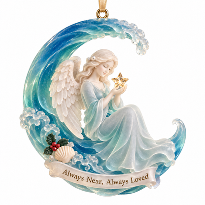Coastal Angel Christmas Ornament