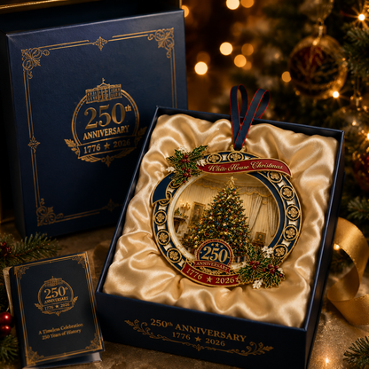 250th Anniversary White House Christmas Tree Ornament – Limited Edition Collectible
