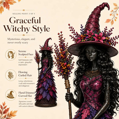 🔥LAST DAY 50% OFF - 🧙‍♀️Enchanted Autumn Witch Figurine