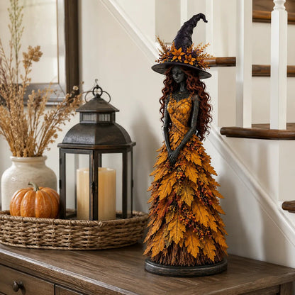 🔥LAST DAY 50% OFF - 🧙‍♀️Enchanted Autumn Witch Figurine