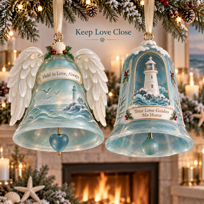 Coastal Christmas Bell Ornament