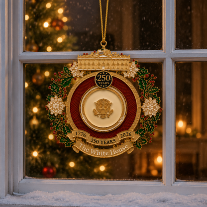 ✨White House 250th Anniversary Commemorative Medal Christmas Tree Ornament