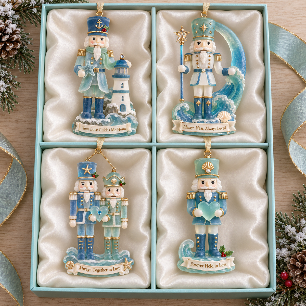 Coastal Nutcracker Christmas Ornament
