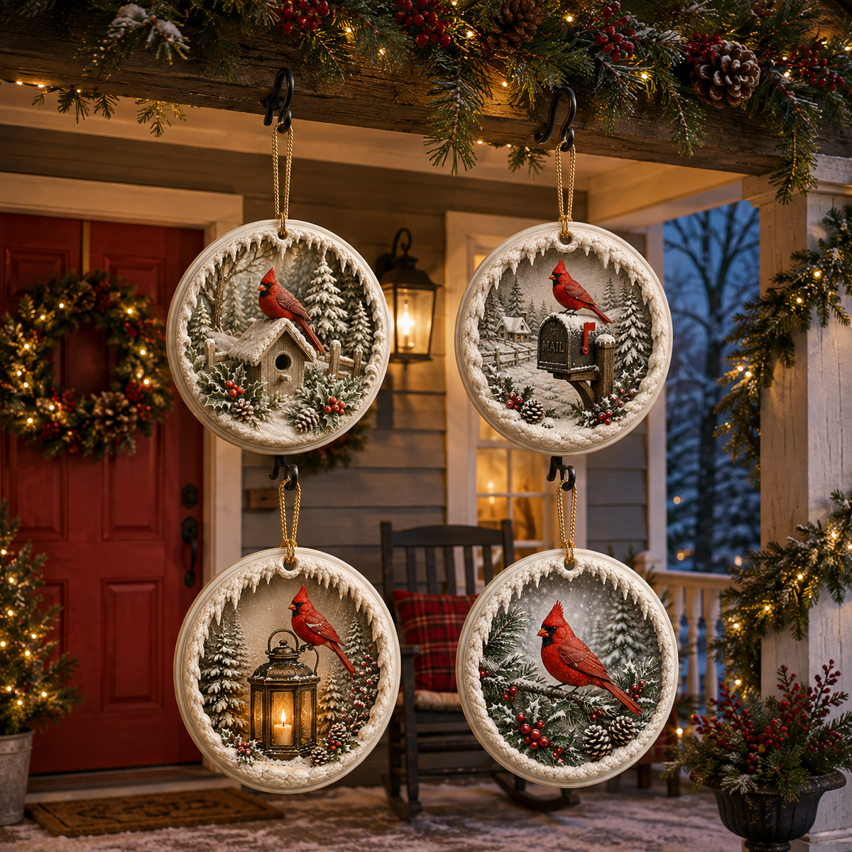 ⏰ Limited anniversary edition✨ Limited anniversary edition✨Cardinal Ornament
