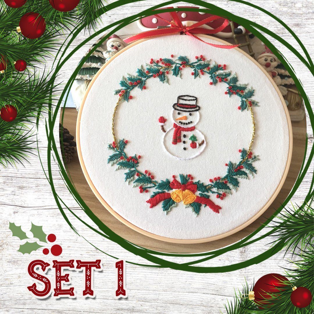 🎄PERSONALIZED CHRISTMAS GIFTS🎄CHRISTMAS EMBROIDERY SET