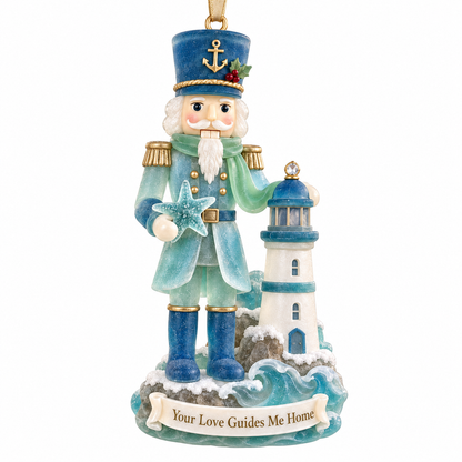 Coastal Nutcracker Christmas Ornament