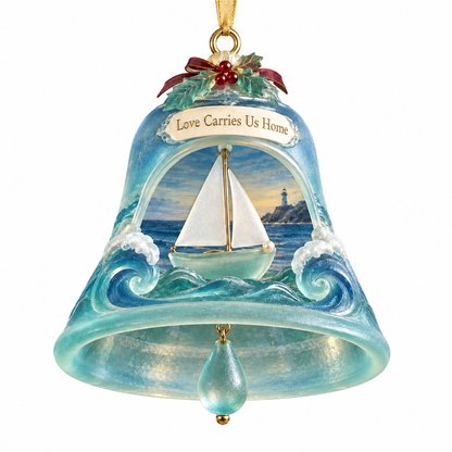 Coastal Christmas Bell Ornament