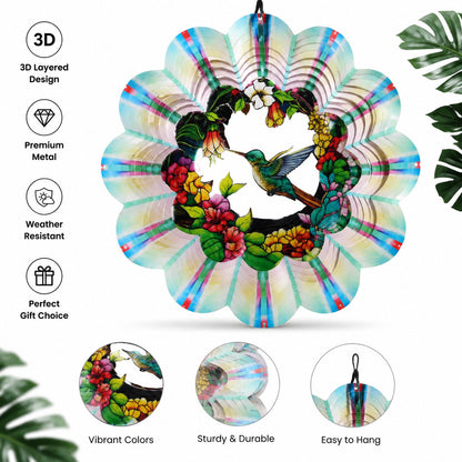 🌈🍃 3D "Tree of Life" Rotating Wind Chime—a colorful piece of art symbolizing growth, harmony, and beauty.