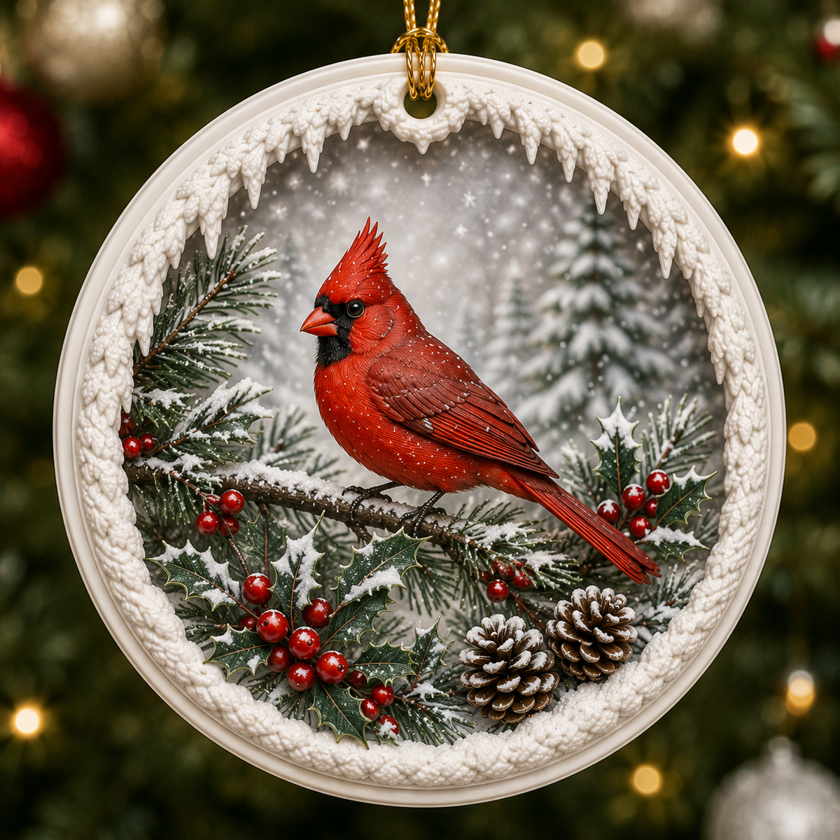 ⏰ Limited anniversary edition✨ Limited anniversary edition✨Cardinal Ornament