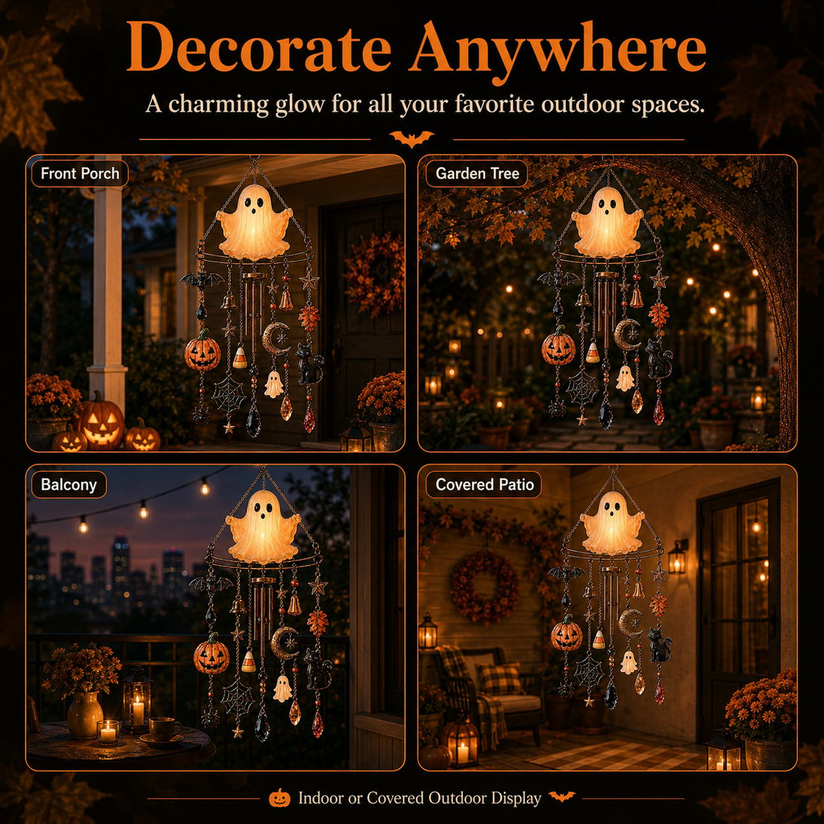 🔥LAST DAY 50% OFF - 👻 Haunted Glow Ghost Wind Chime
