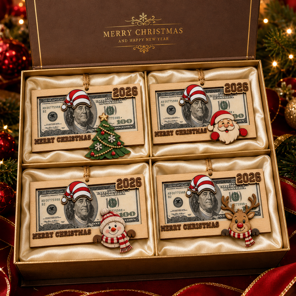 ⏰ Limited anniversary edition✨Christmas Cash Holder Ornament
